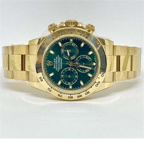 daytona oro quadrante verde